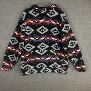 Original Deluxe Fleece Hoodie 2XL Aztec Southwestern Pullover Sweater